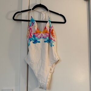 La Hearts Multicolor Floral One Piece Swimsuit